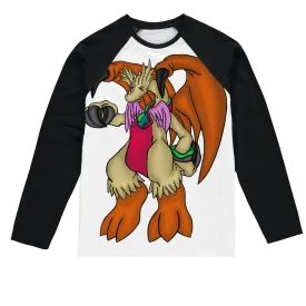 Angechardragon Sublimation Baseball Long Sleeve T-Shirt