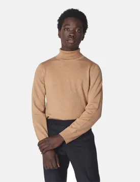 A.P.C. Dundee Turtleneck Sweater - Heather Ochre