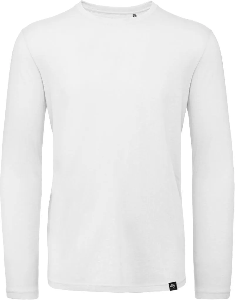 BAC TM070 ― Unisex Bio-Baumwolle Langarm T-Shirt - Weiß