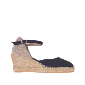 Basic Closed Toe Linen Wedge Espadrille for Women - Caldes