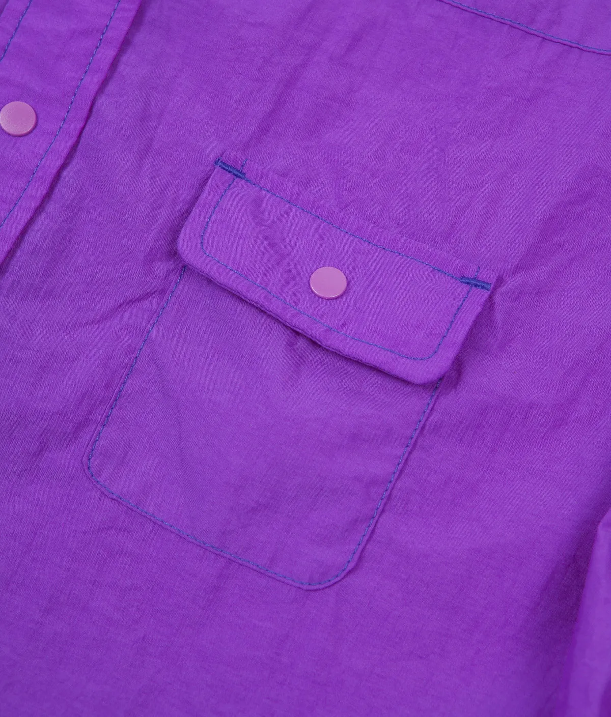 Battenwear Long Sleeve Camp Shirt - Purple