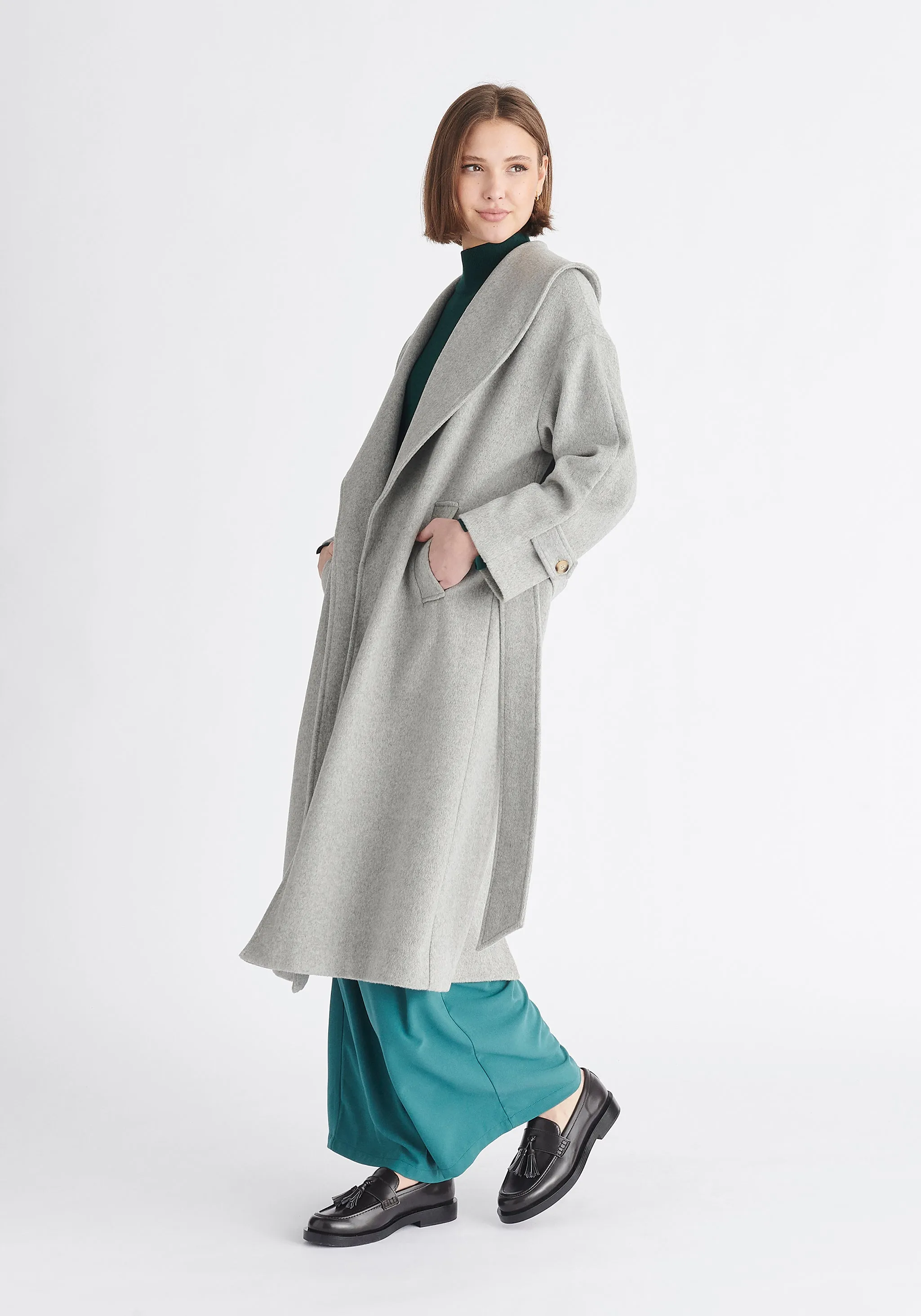 Belted Wool Coat