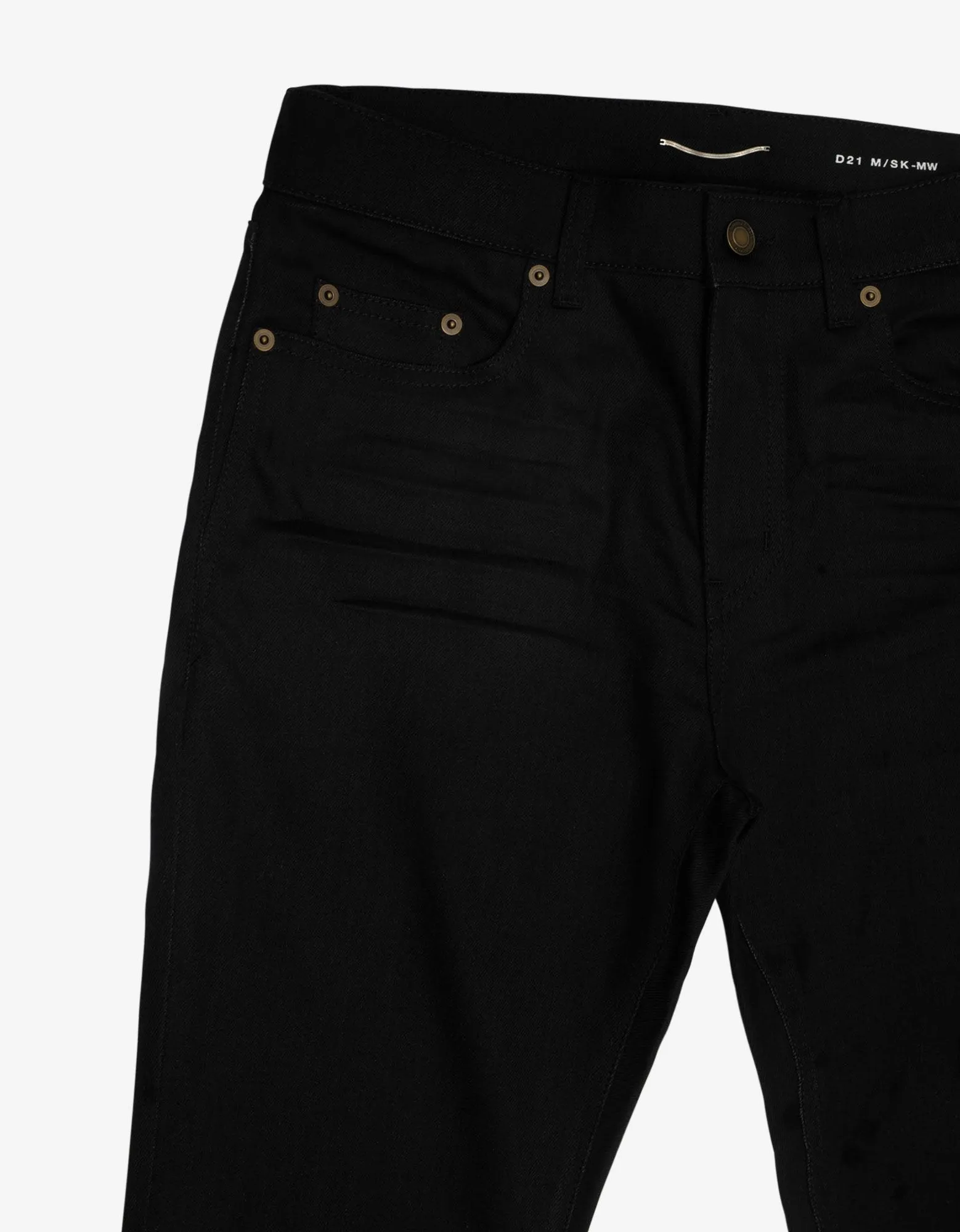 Black Stretch-Denim Skinny Jeans