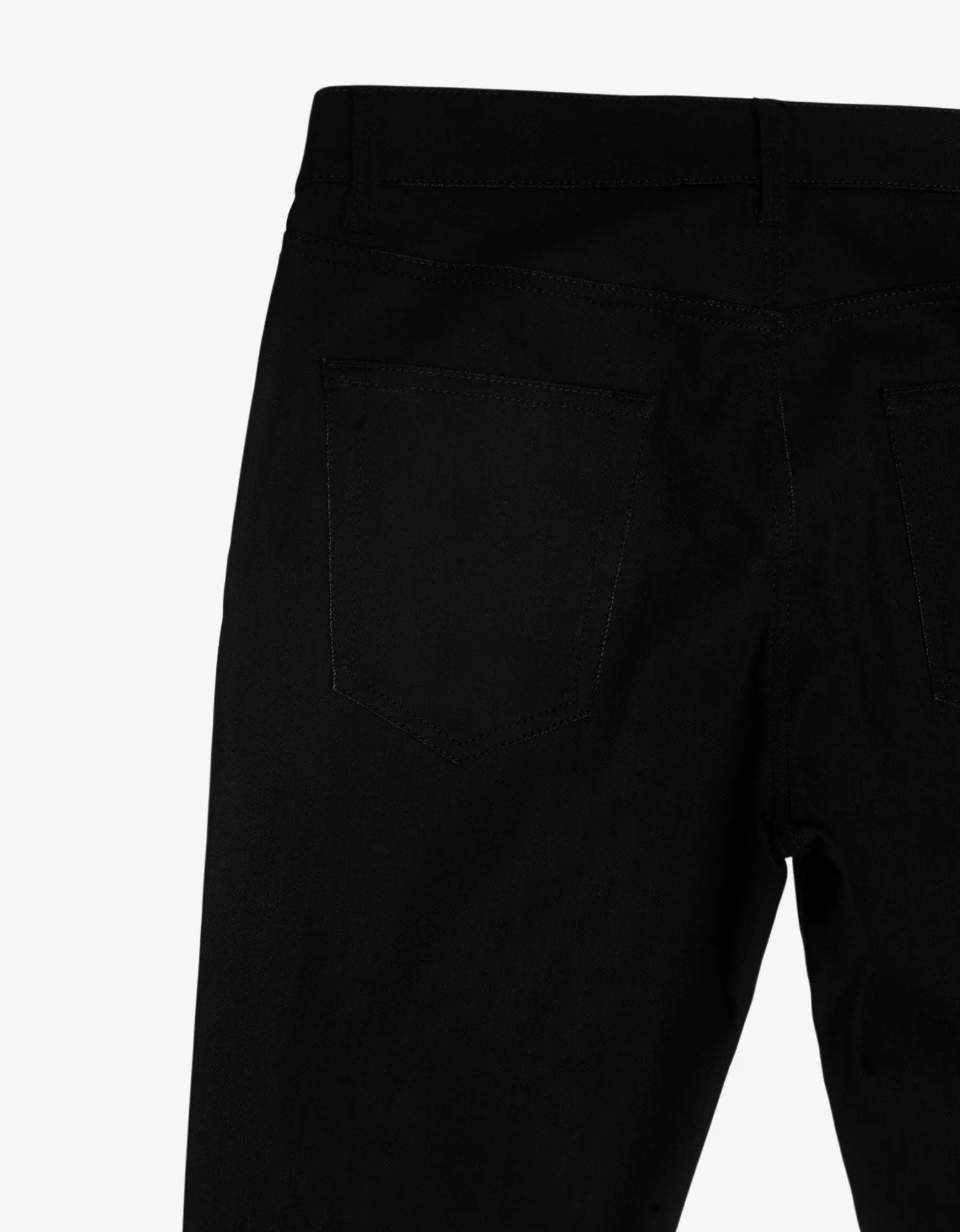 Black Stretch-Denim Skinny Jeans