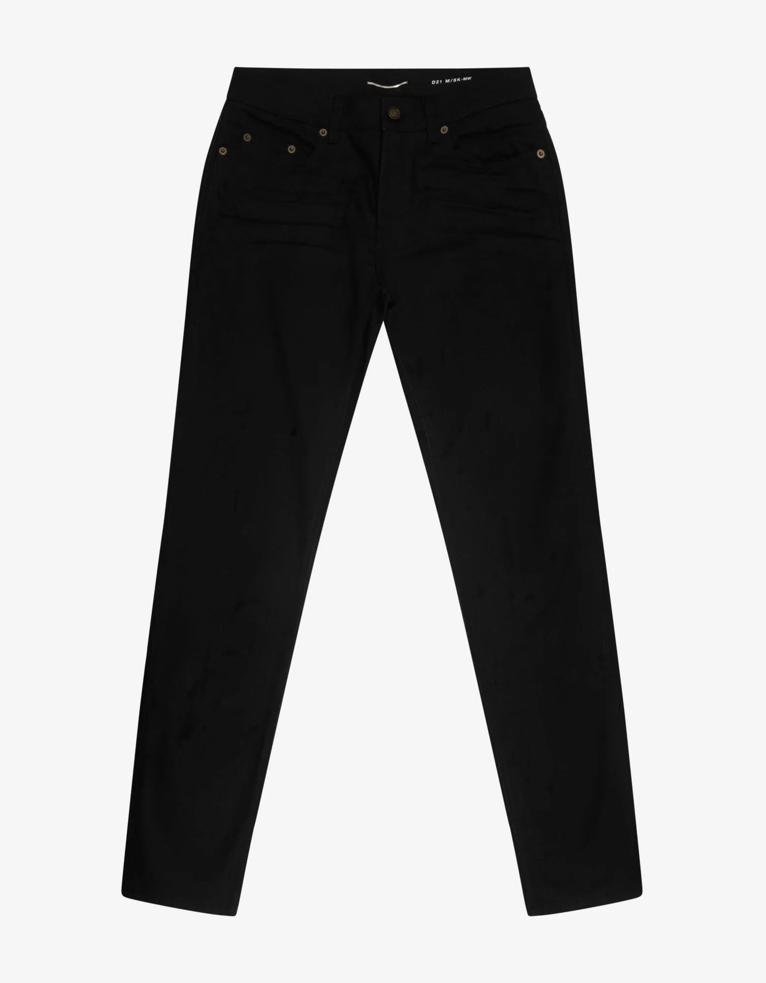 Black Stretch-Denim Skinny Jeans