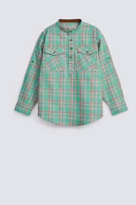 BOYS BAN CHECKERED SHIRT