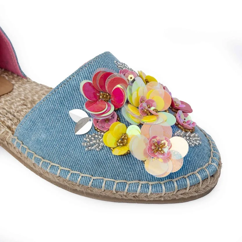 Carnation Tie-up Espadrilles