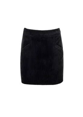 Cord Mini Skirt