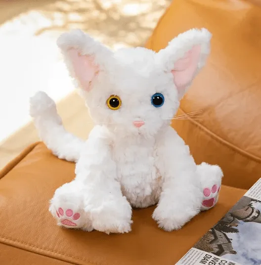 Curly Coat Devon Rex Plush Kitty Cat