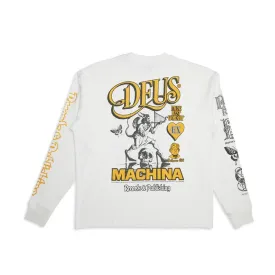 Divine Spark Long Sleeve Tee / DEUS EX MACHINA / VINTAGE WHITE