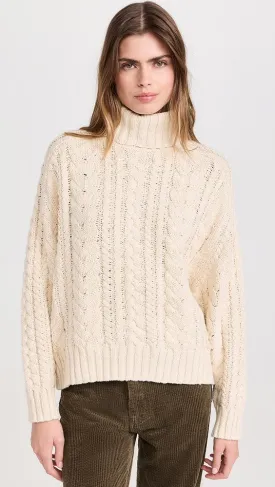 DSWWY0076889 Cable turtleneck sweater