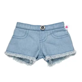 Frayed Denim Shorts