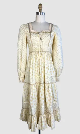 GUNNE SAX by Jessica Vintage 70s Prairie Dress • Small/Medium, Vintage size 11