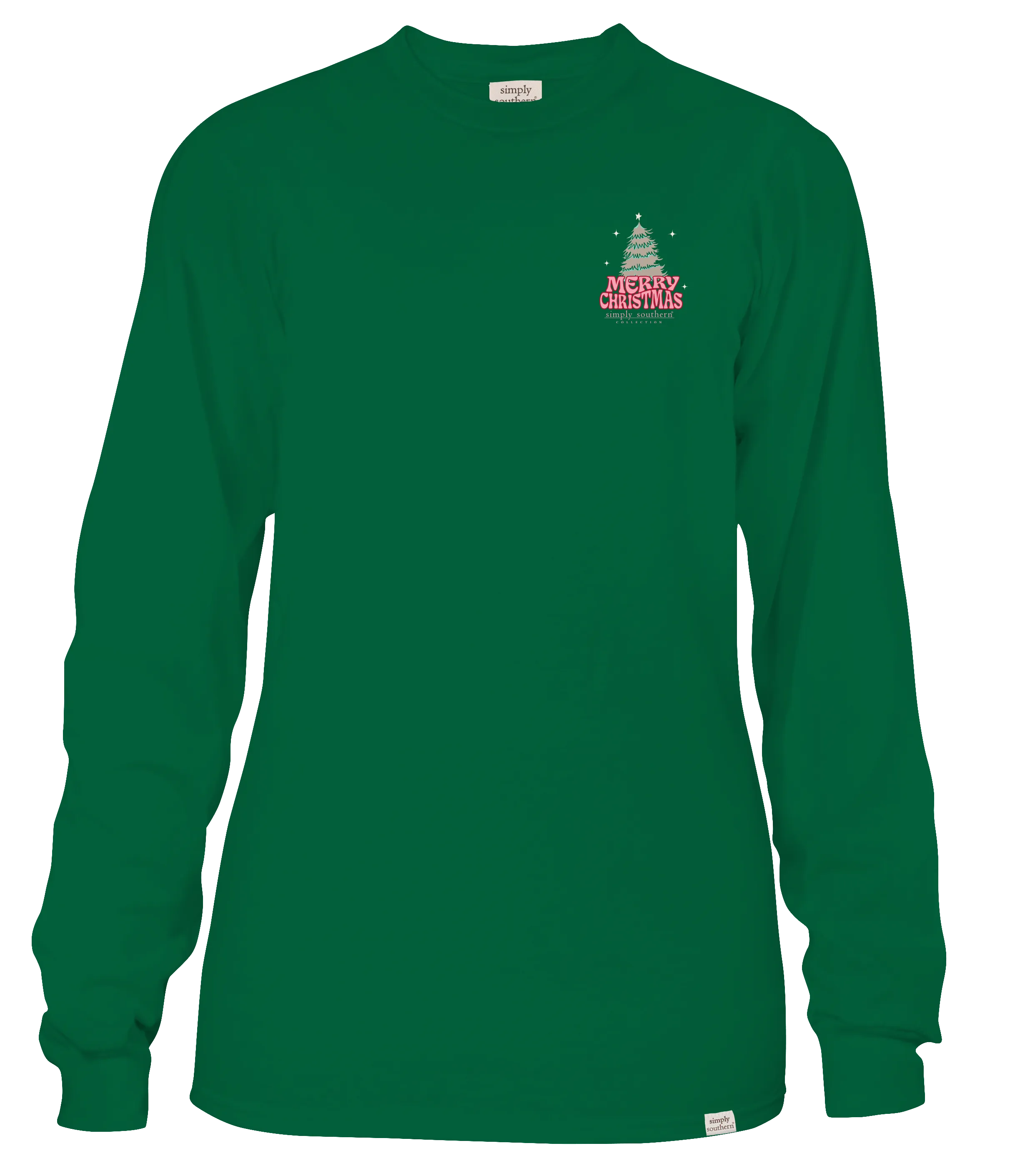 'Hey Dood' Christmas Pup Long Sleeve Tee by Simply Southern