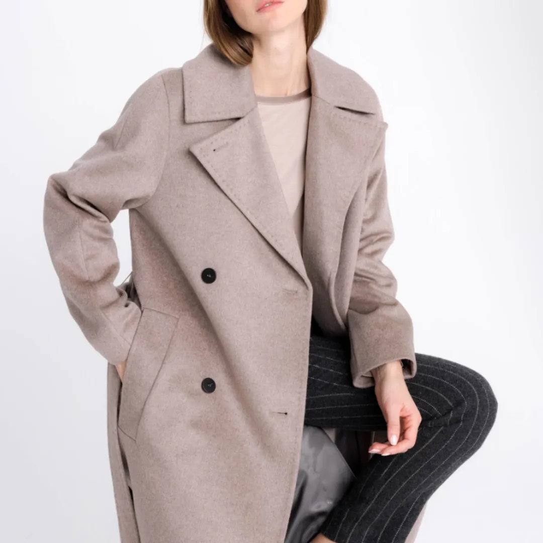 InAvati Belted Coat - Taupe