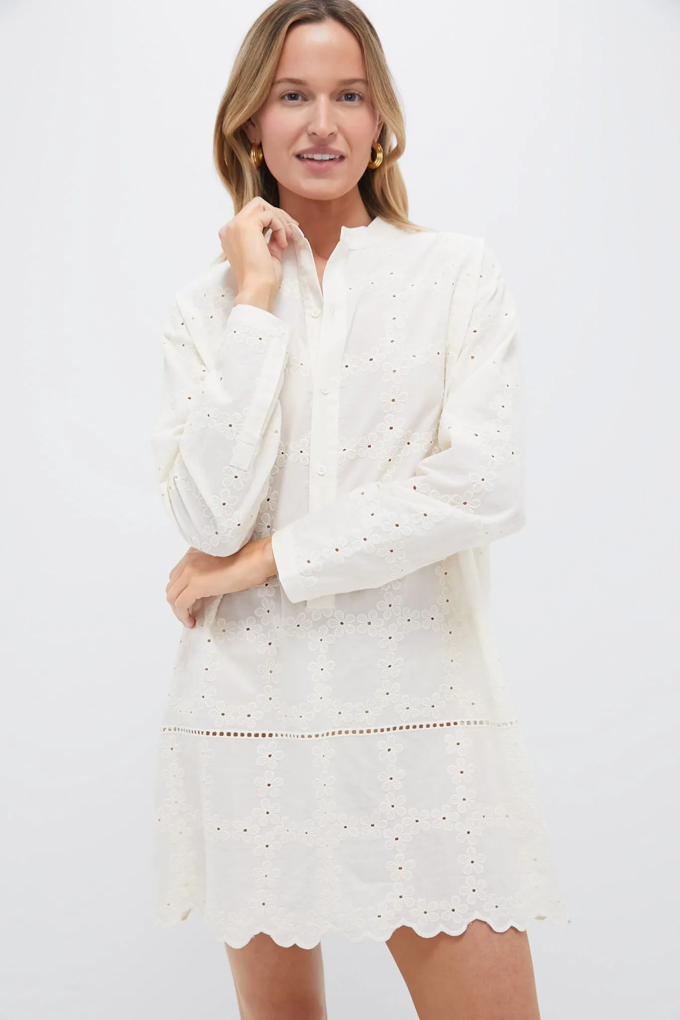 Ivory Eyelet Penny Dress