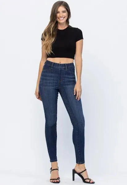 Judy Blue Pull-On Patch Pocket Skinny