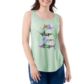 Ladies Wild Flowers Tank Top