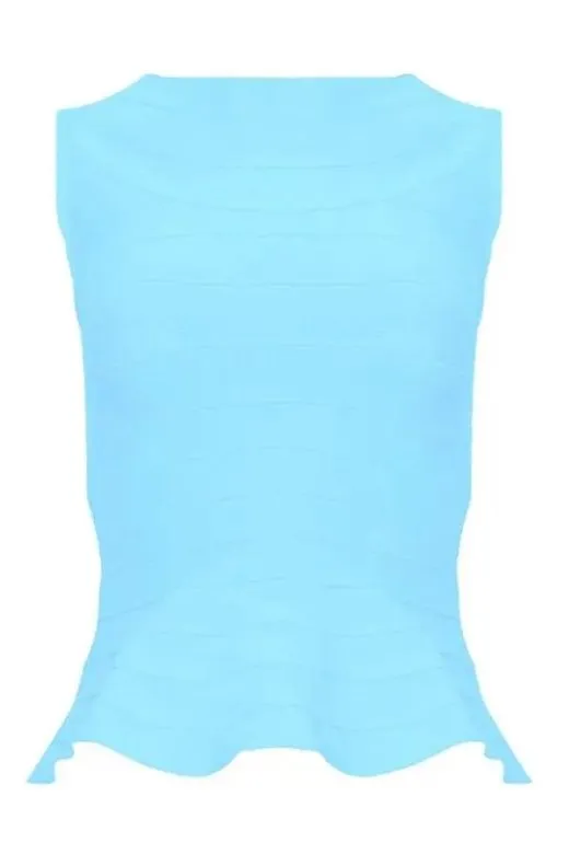 Leni Bandage Top - Sky Blue