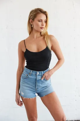 Levi's Ribcage Denim Shorts Tango Beach