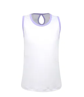 Lilac Lane Keyhole Tank White