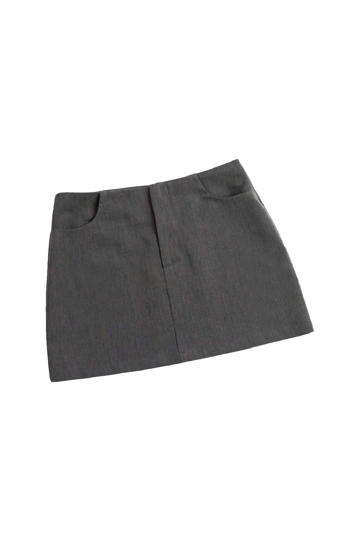 Lin Mini Skirt (Dark Grey)