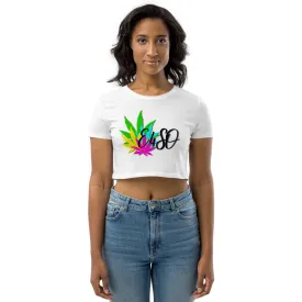 Organic Vibrate Leaf E4SO Crop Top