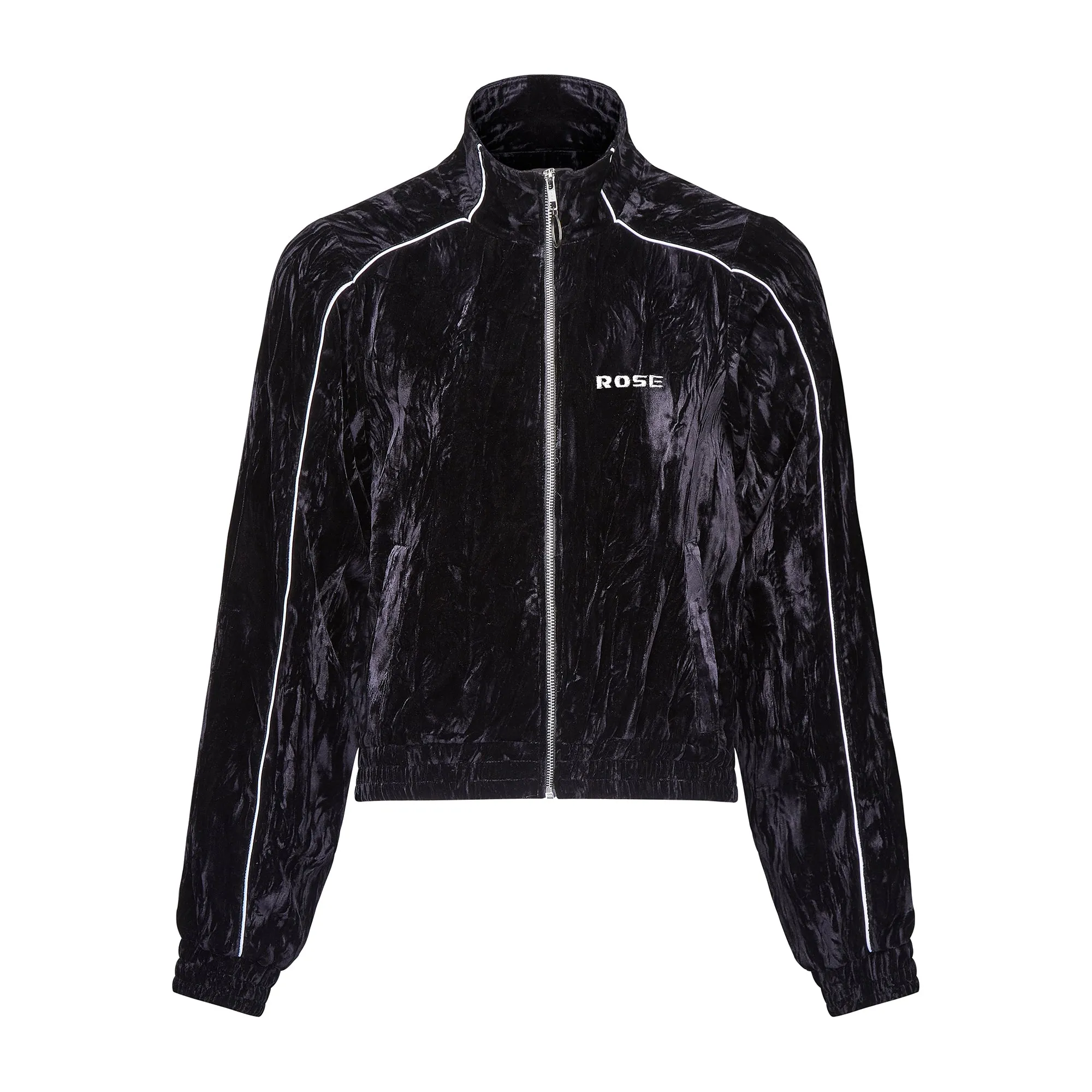 SHRUNKEN TRACK JACKET in BLACK