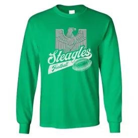 Steagles Retro Long Sleeve T-Shirt | Phil-Pitt Steagles Kelly Green Longsleeve Tee Shirt