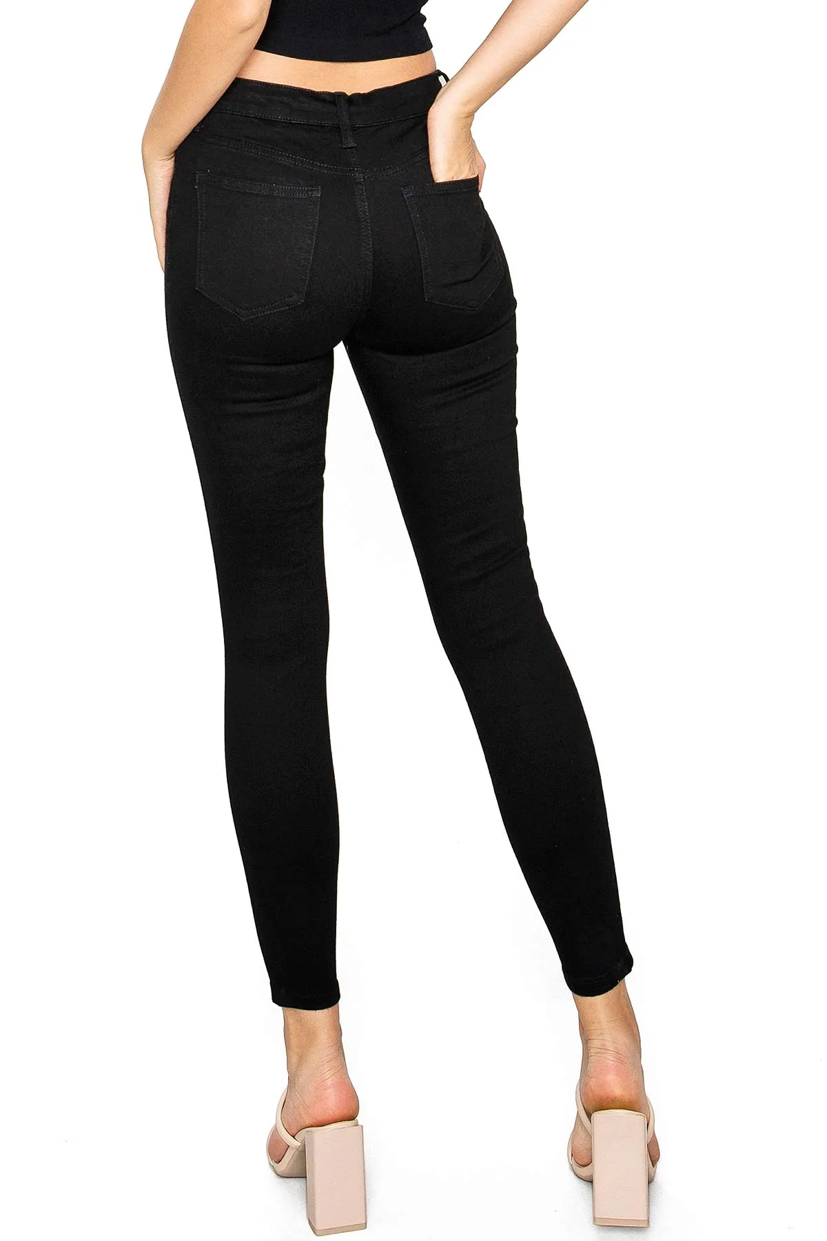 Sustainable Mid-Rise Skinny Jeans