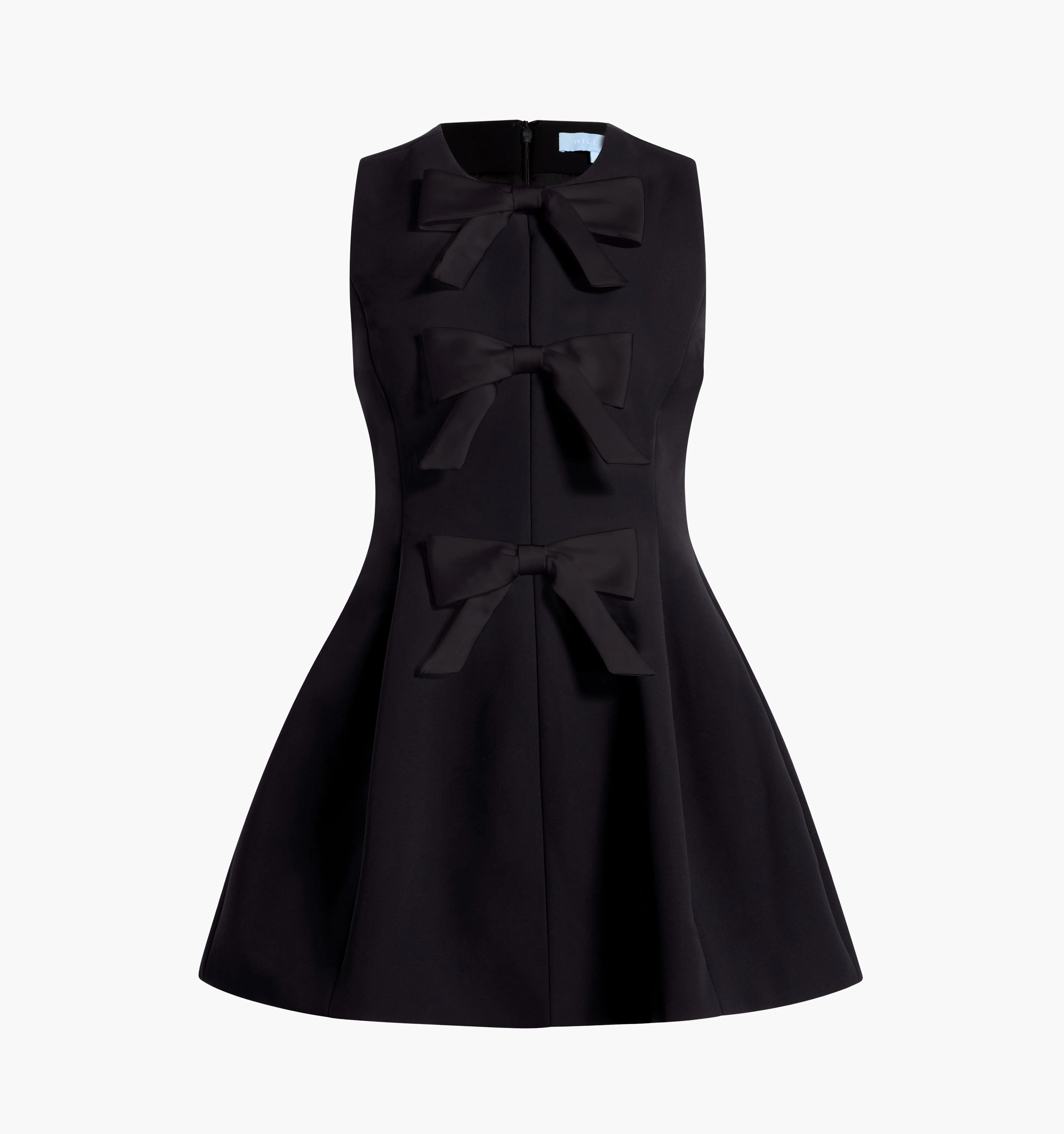 The Blythe Bow Dress - Black Bows