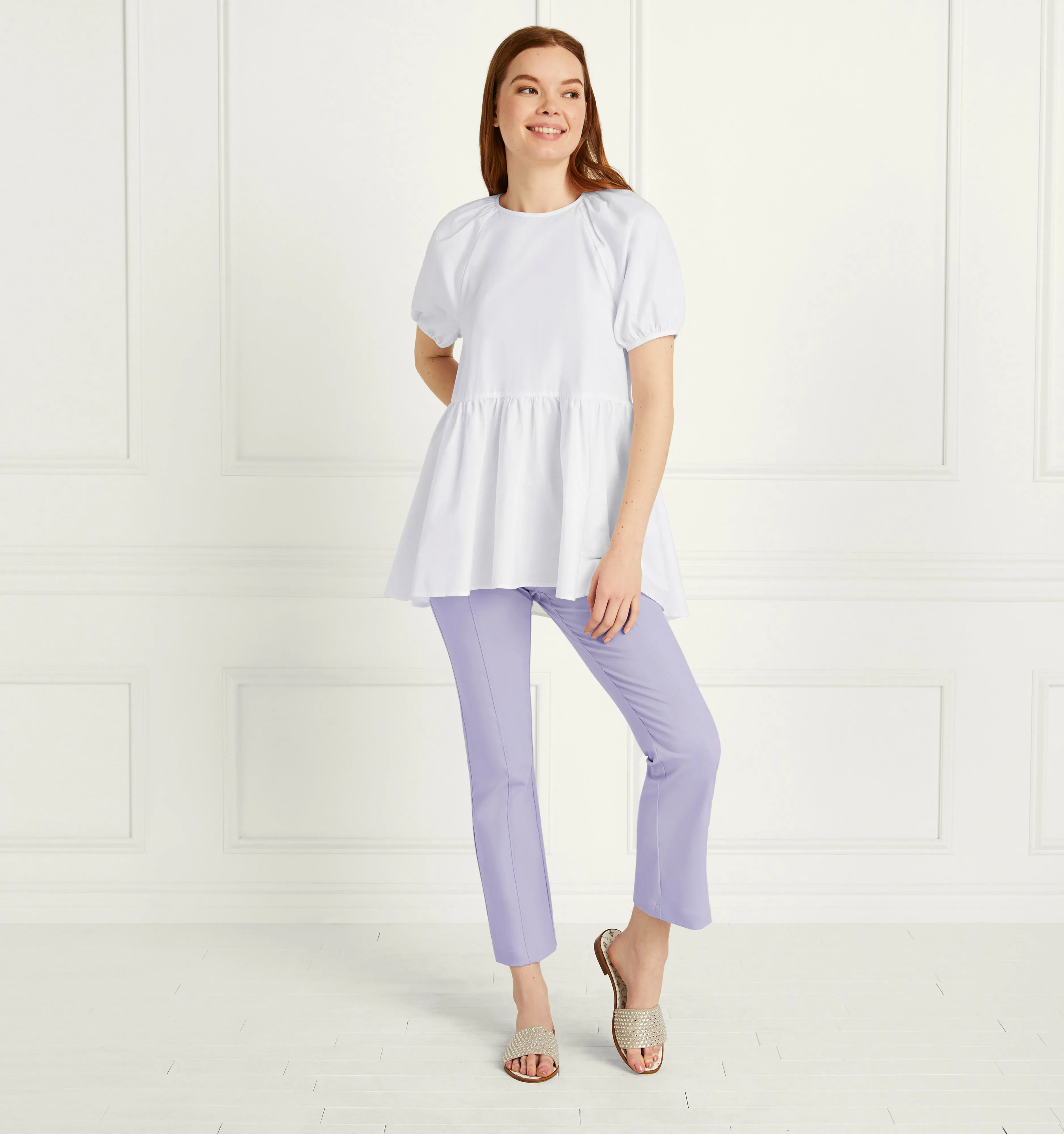 The Francesca Top - White Cotton