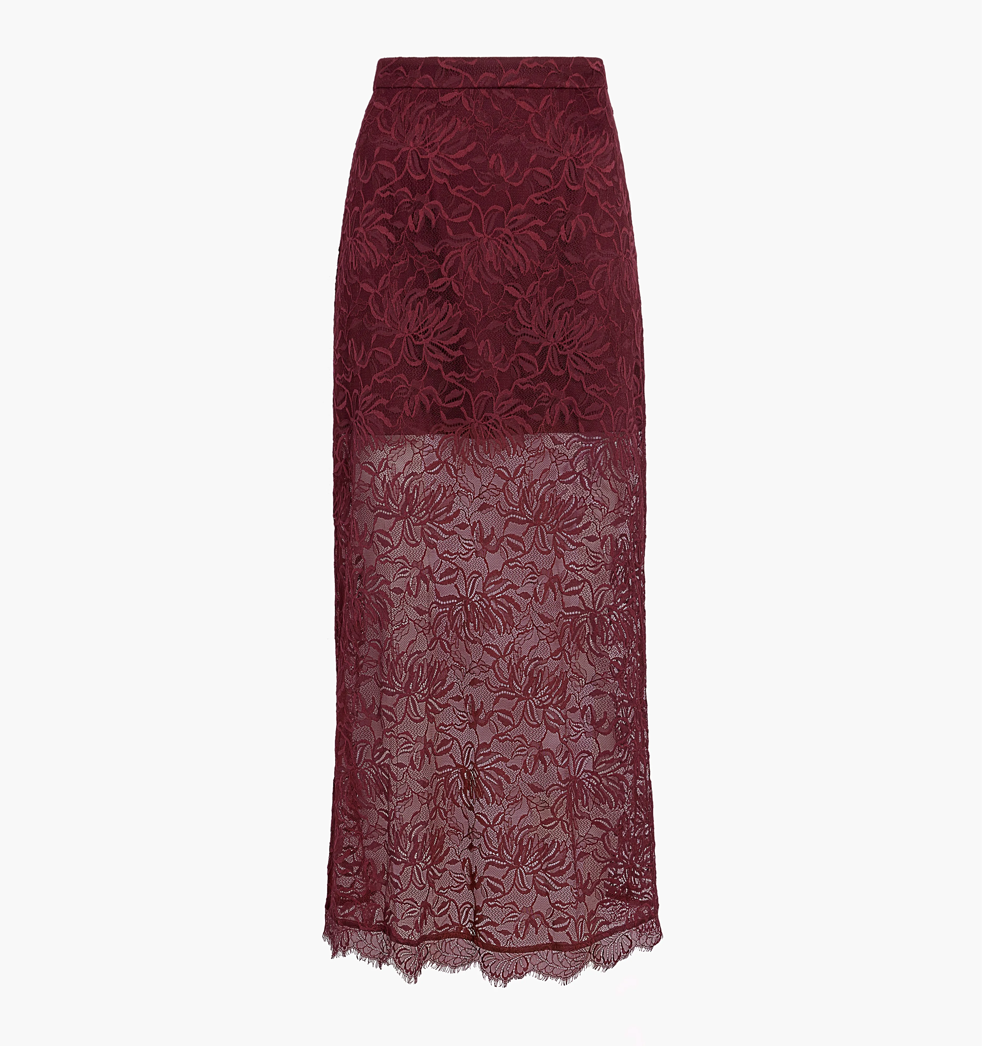 The Olympia Skirt - Plum Lace