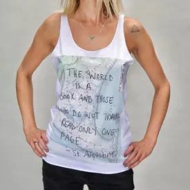 The World is a Book Tank Top