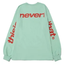 thisisneverthat SP-3 Long Sleeve T-shirt / Mint