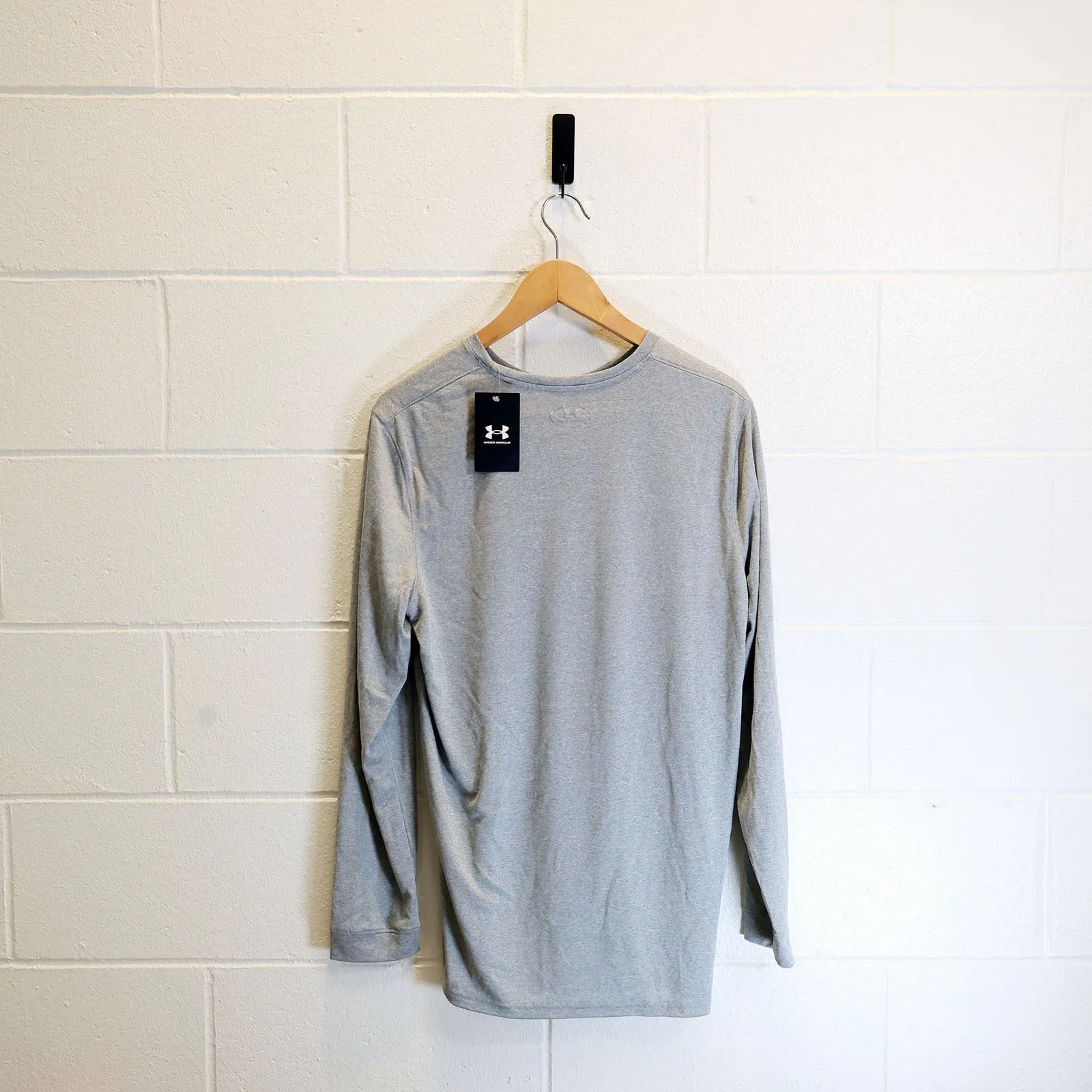 Under Armour Long Sleeve Oxford Grey T-Shirt