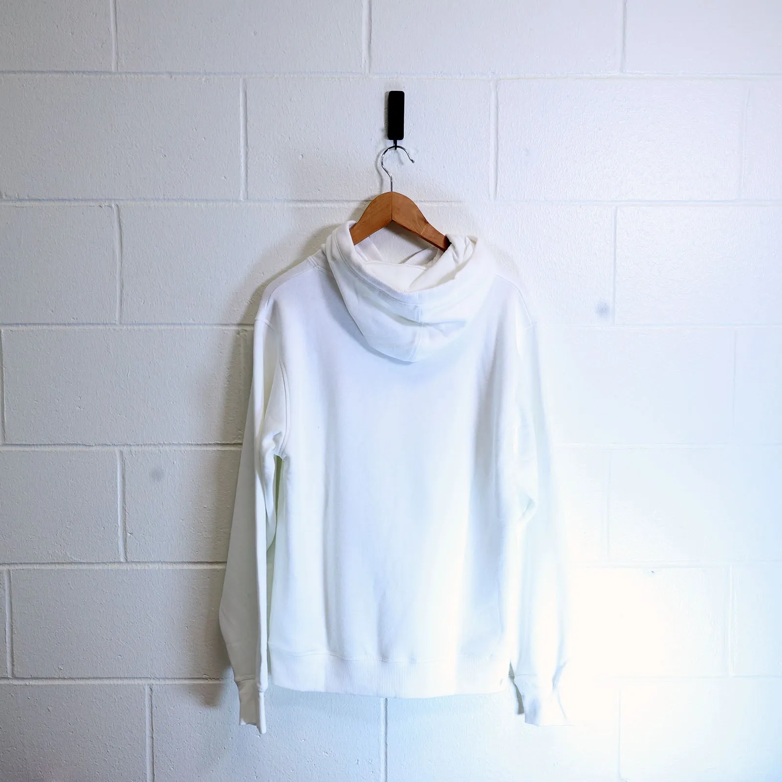 White Applique Hoodie