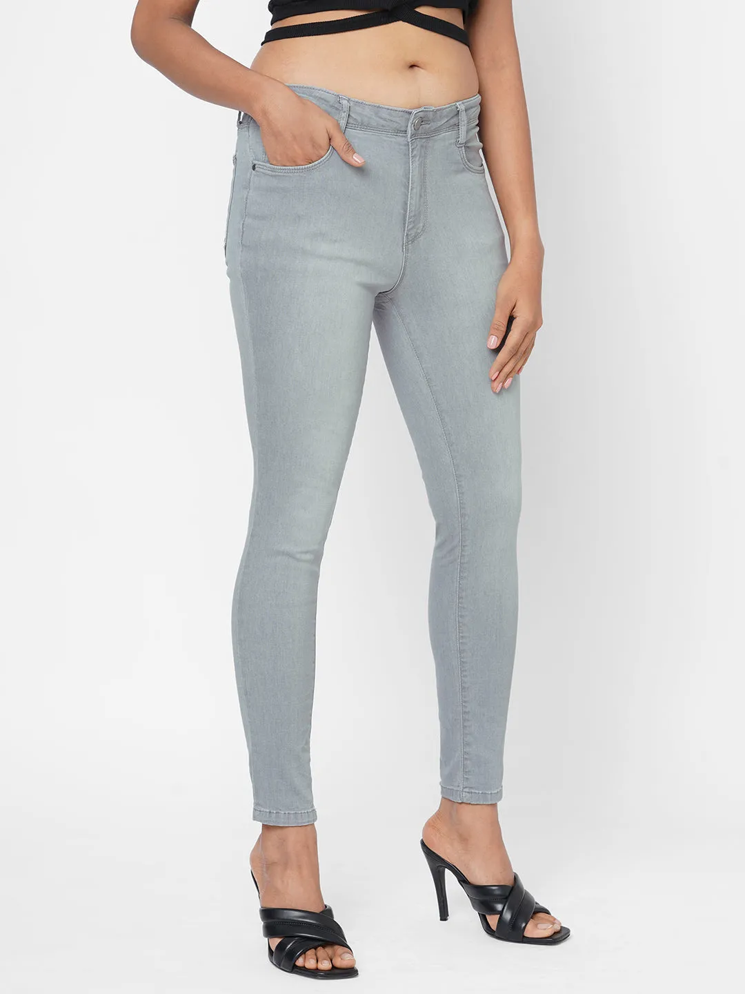 Women High-Rise Skinny Fit Jeans