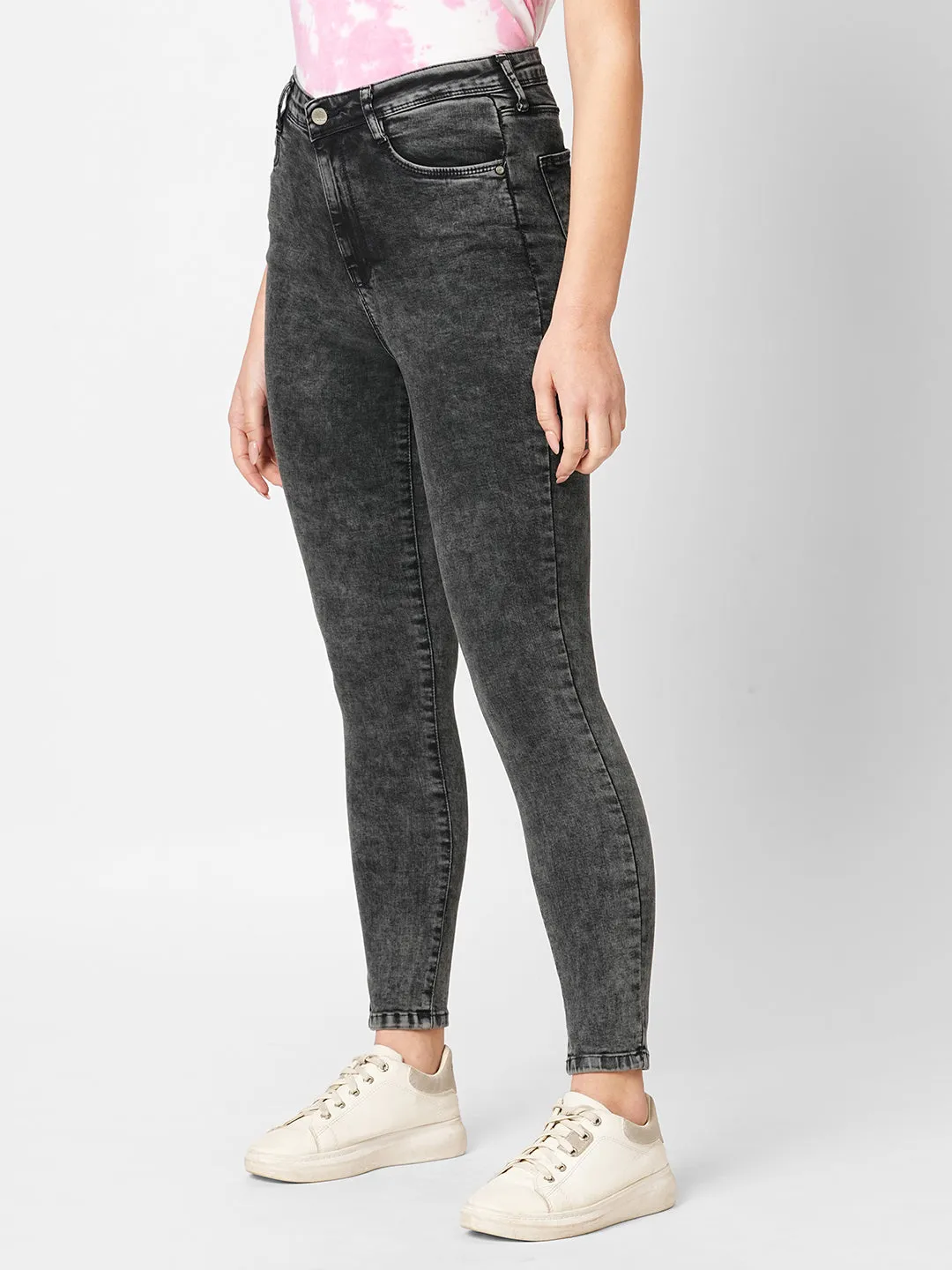 Women Sky High-Rise Skinny Fit Jeans