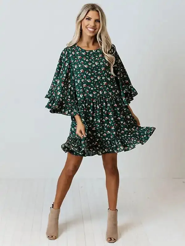 Women’s Leopard Print Slouchy Fit Dress