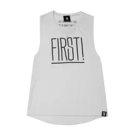 Womens True First Tank Top White