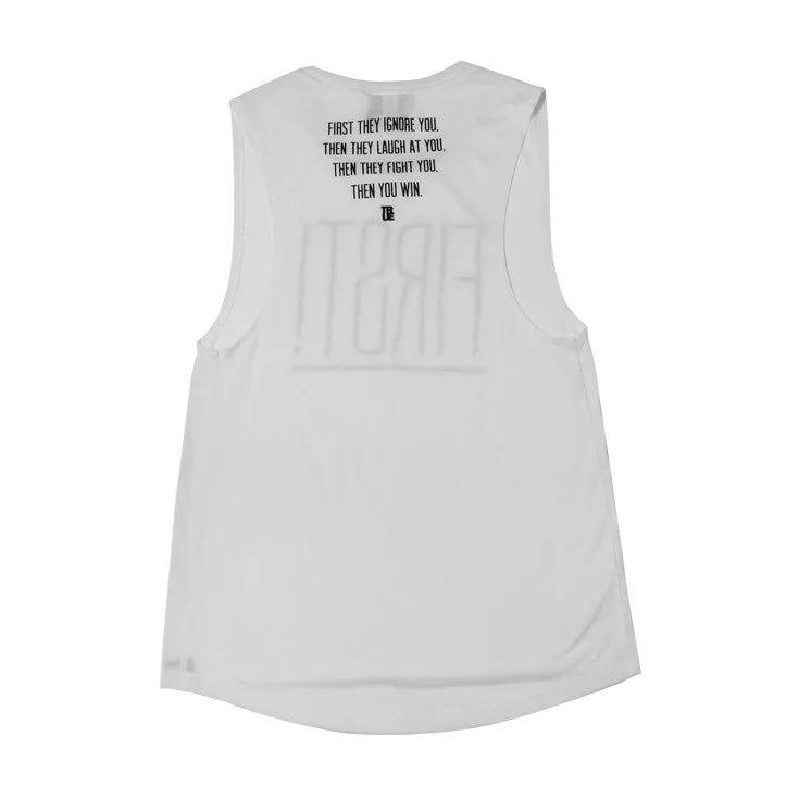 Womens True First Tank Top White