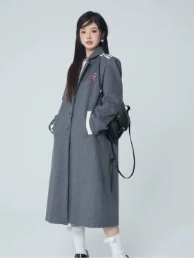 Wool coat with detachable hood【s0000004058】